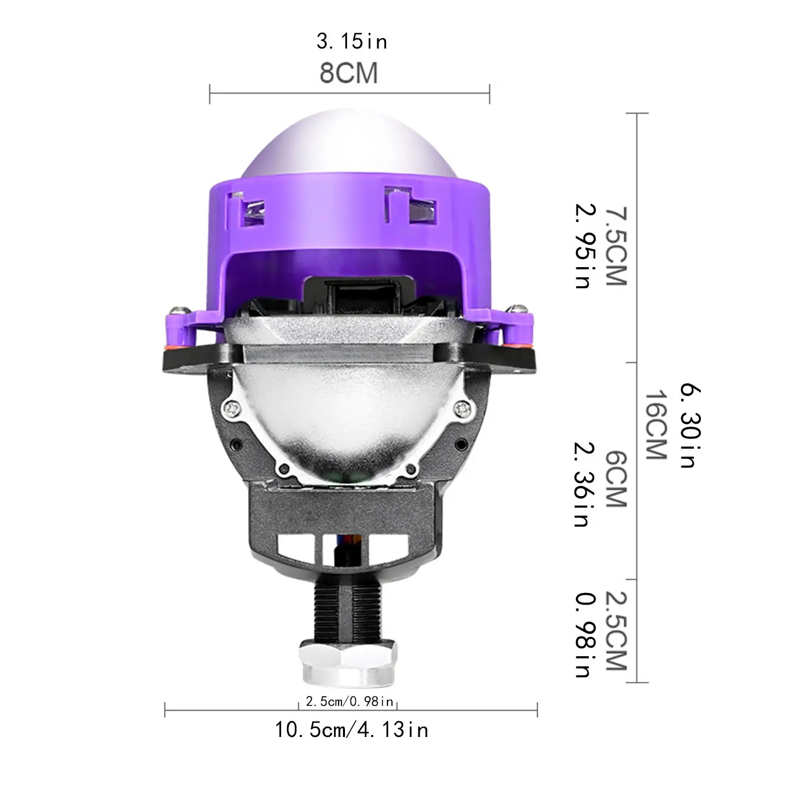 Headlight Waterproof Bi Projector Lens for Trucks Automotive Spare Part