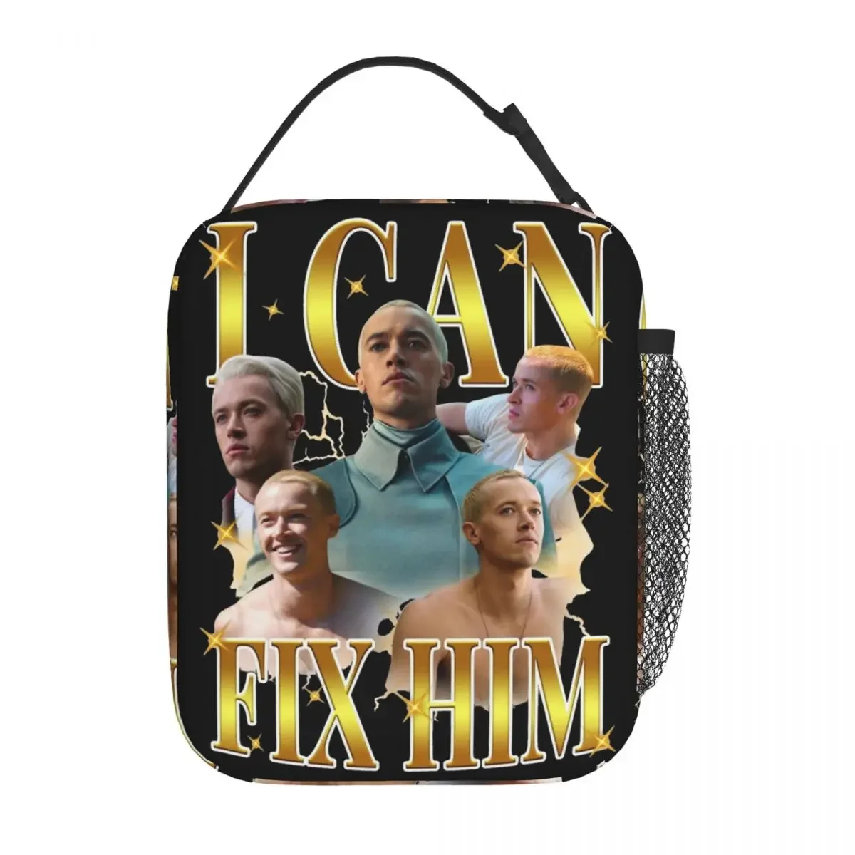 Coriolanus Snow I Can Fix Him Hunger Games Thermal Insulated Lunch Bags for Picnic Tom Blyth Food Bag Thermal Cooler Lunch Box