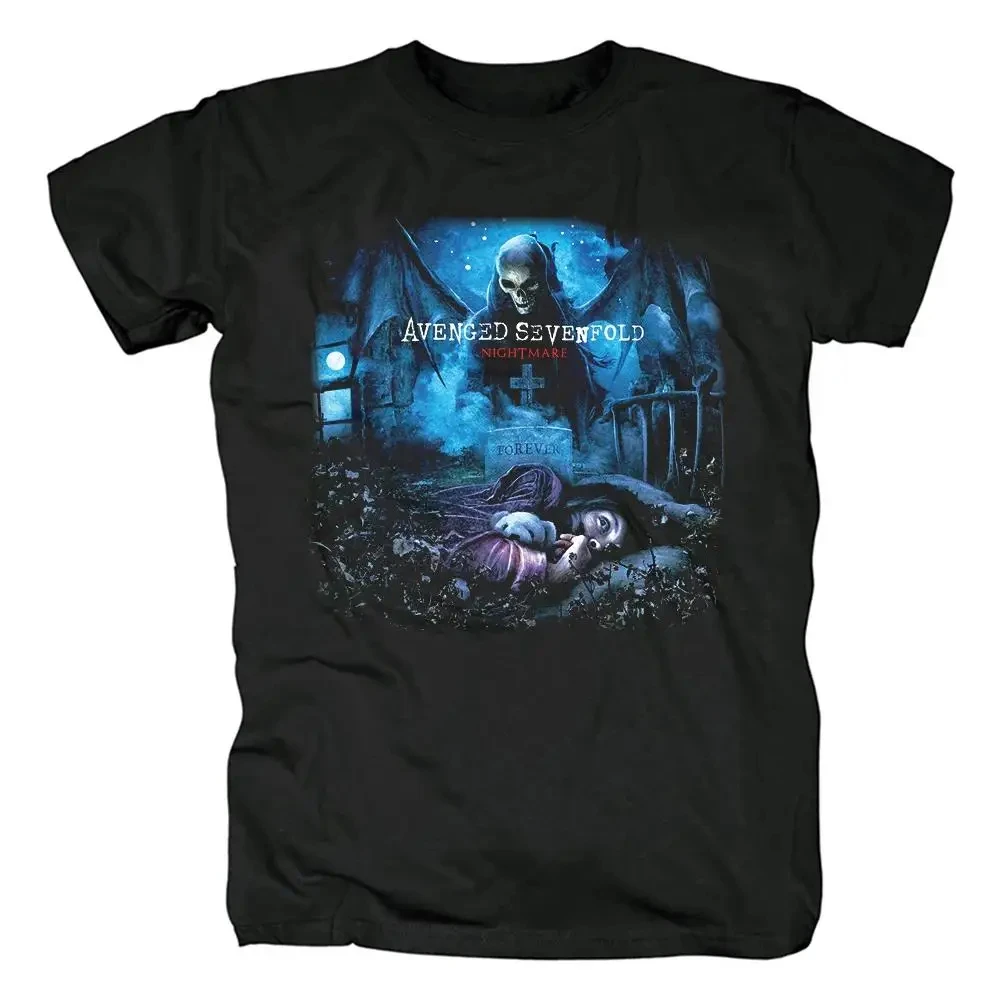 men Harajuku Metalcore Avenged Sevenfold Rock T Shirt Hip Hop Streetwear T Shirt Heavy Metal Plus Size T Shirt Women 62446