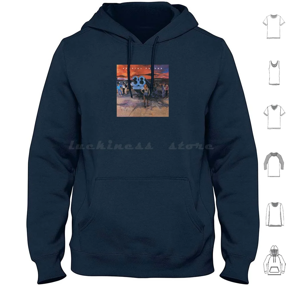 38 Special : Special Forces Hoodie Cotton Long Sleeve Music Concert Tour Country Music Hit Single Vintage Memorabilia Southern