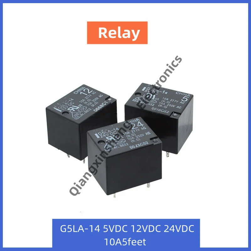 G5LA-14 5VDC 12VDC 24VDC air conditioning water heater central control electromagnetic relay 10A250VAC