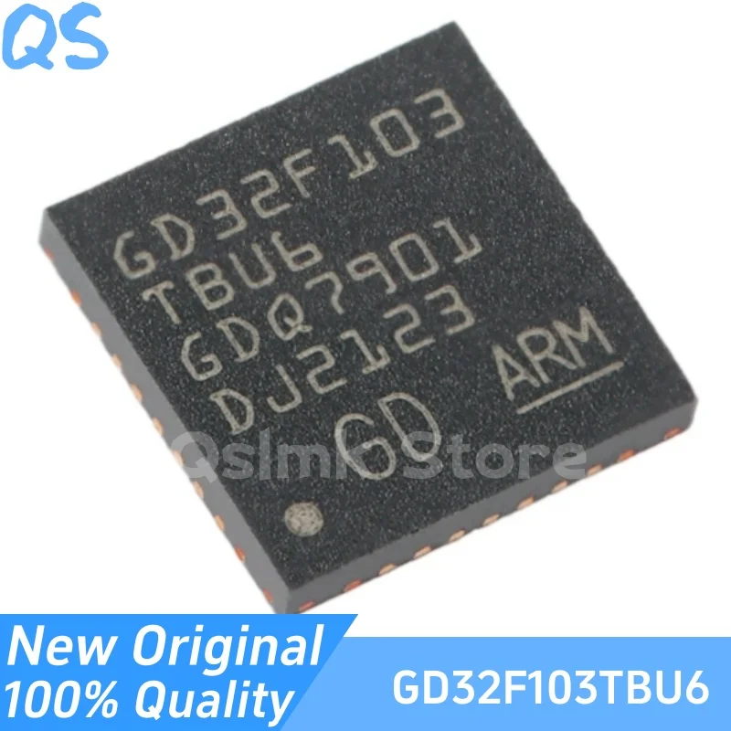 

New Original GD32F103TBU6 GD32F103 QFN36 Chip 32-Bit Microcontrolle MCU