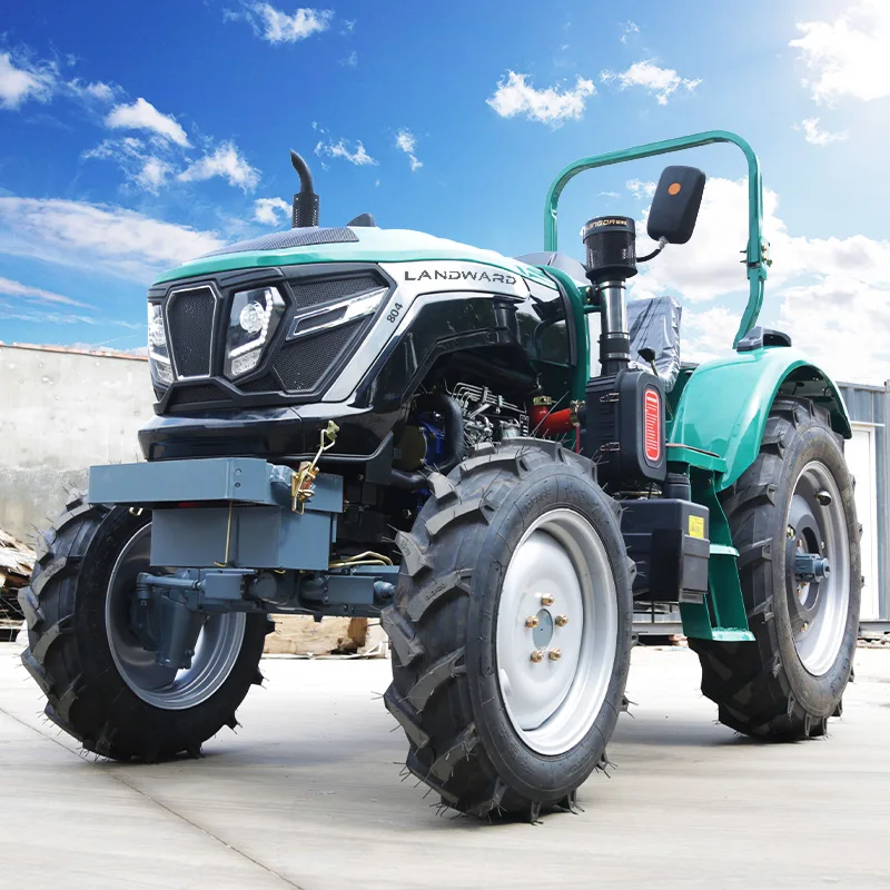 China Multifunctional Farm Tractor 25hp Agricultural EURO 5 Off-road  4WD Small Tractors 50hp Mini 4X4 Wheel Tractor Customized