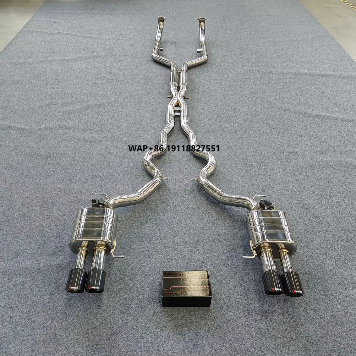 

Factory Exhaust Pipes for M5 F10 M6 F12 F13 M6 F06 4.4 Stainless Steel 304 Electronic Valve Muffler Catback Exhaust System