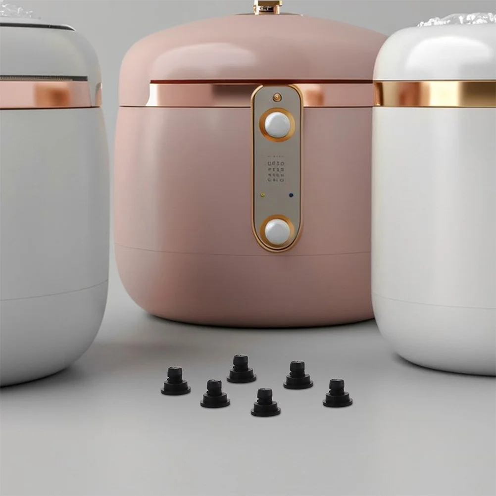 แผ่นรองขาหม้อหุงข้าว 24 ชิ้น ยางกันลื่น สำหรับเครื่องใช้ในครัว ป้องกันความร้อน อะไหล่ทดแทน ป้องกันหม้อหุงช้า