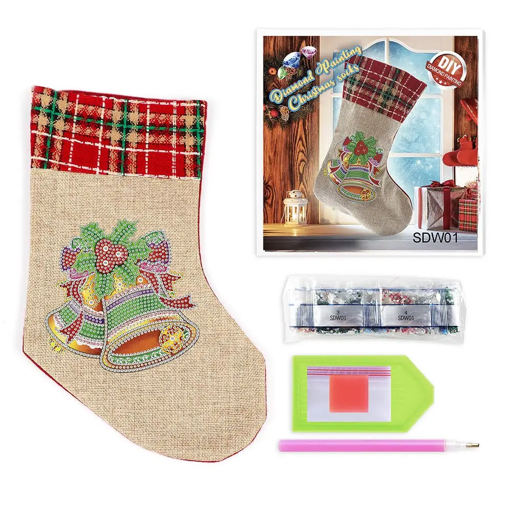 Artistic Holiday Socks with Festive Patterns Great Decorative Touch for Trees and Fireplaces During For the Season