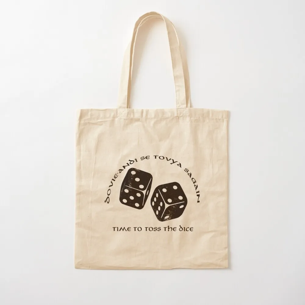 

Time To Toss The Dice - Wheel of Time Tote Bag тканевая сумка женские сумки-тоут эстетические сумки женские холщовые сумки-тоут