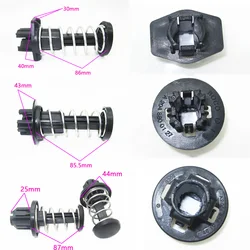 2Pcs Auto Engine Cover Clip Fasteners Hood Buffer Spring Switch Lock For Mercedes Benz C E S Series GLS GLE GLC GLA C200 S500