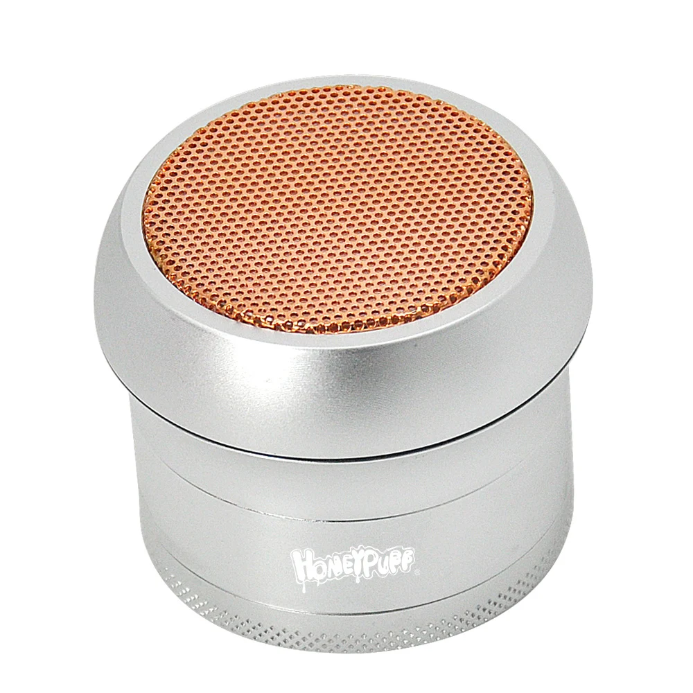 HONEYPUFF 63MM Metal Crusher Mushroom Style Aircraft Aluminum Crusher