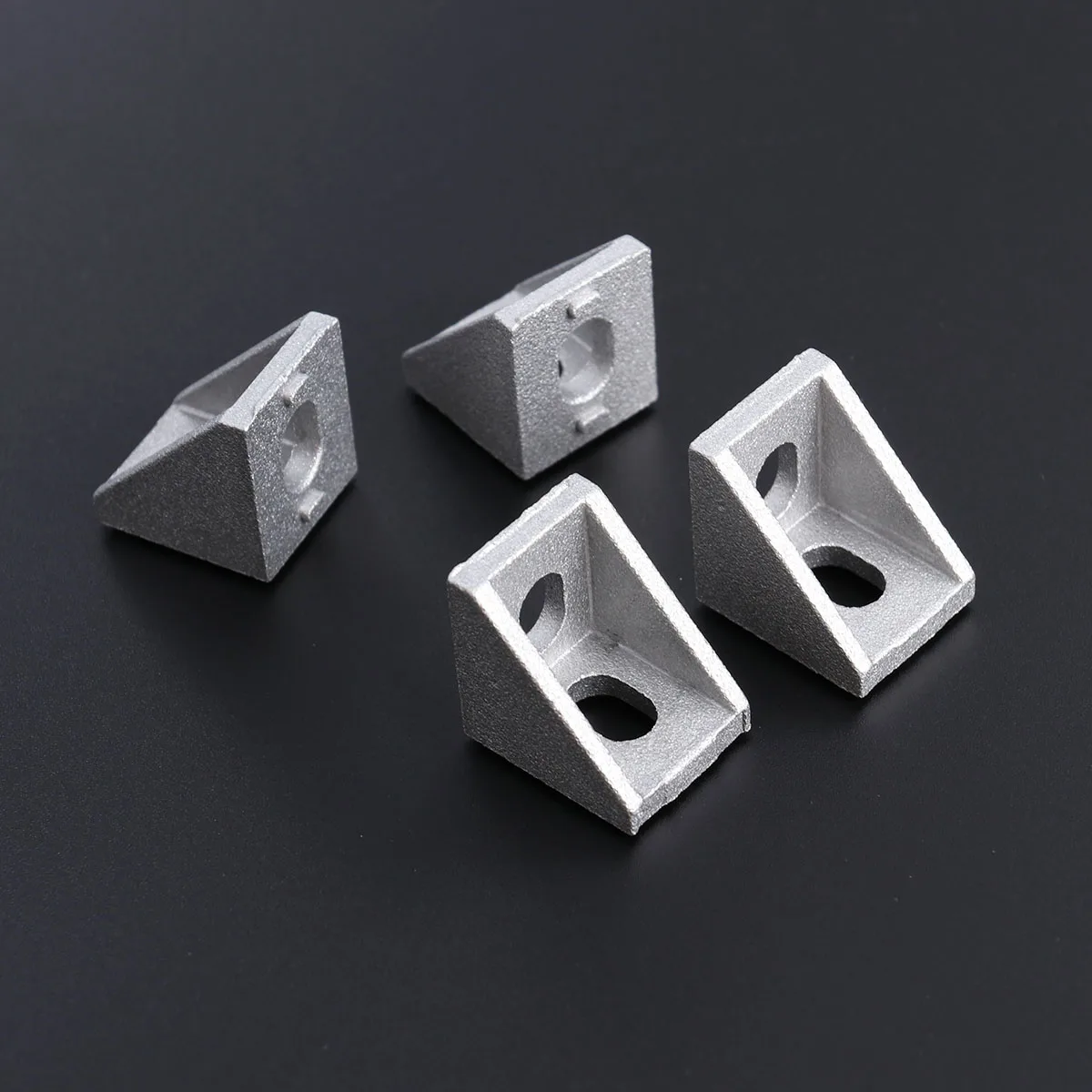 

25Pcs Aluminum Corner Bracket 2x2x2cm Durable Heavy Duty 90 Degree Angle for 20mm T Slot Extrusion 3D Printer Cnc Router