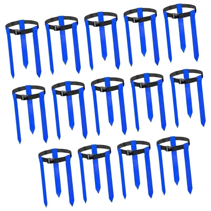 652F 14 قطعة حزام علم كرة القدم مشبك حزام كرة القدم مع 3 لافتات قابلة للفصل لرياضات الفريق وألعاب كرة القدم العلم #5