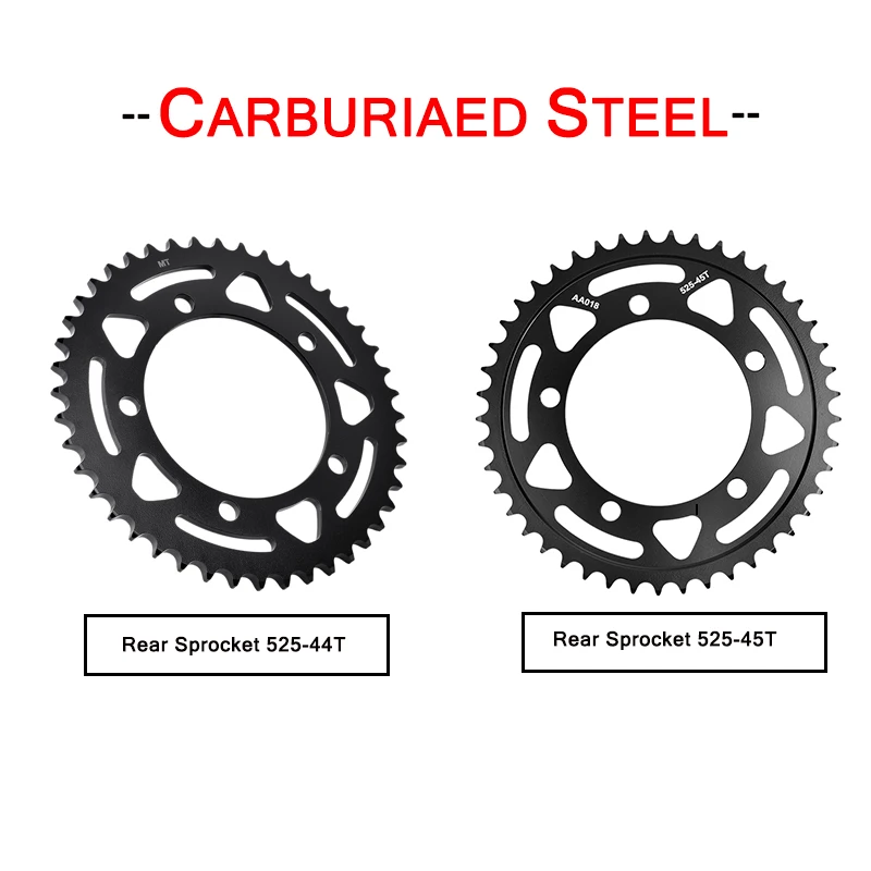 44T 45T Rear Sprocket Carburized Steel for BMW F900R S1000R 2021-2024 F750GS F850GS F850GS Adventure 2018-2022 S1000RR 2019-2022