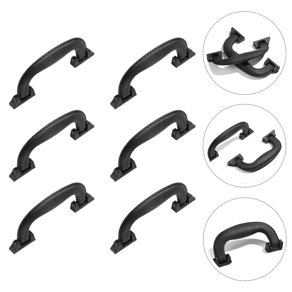 

6 Pcs Luggage Handle Case Grip for Carry Handles Foldable Suitcase Supply Replacement Plastic