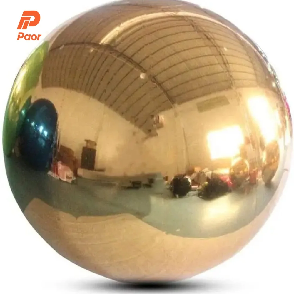 Pvc Reflective Inflatable Mirror Ball Decorative Inflatable Iridescent Hot Sealed Mirror Ball