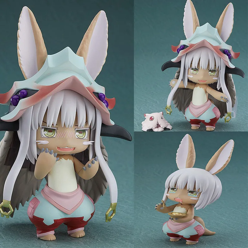 10cm Made in Abyss Nanachi Mitty Gankimasu Tsuri 939 Action figure toys doll Christmas gift with box