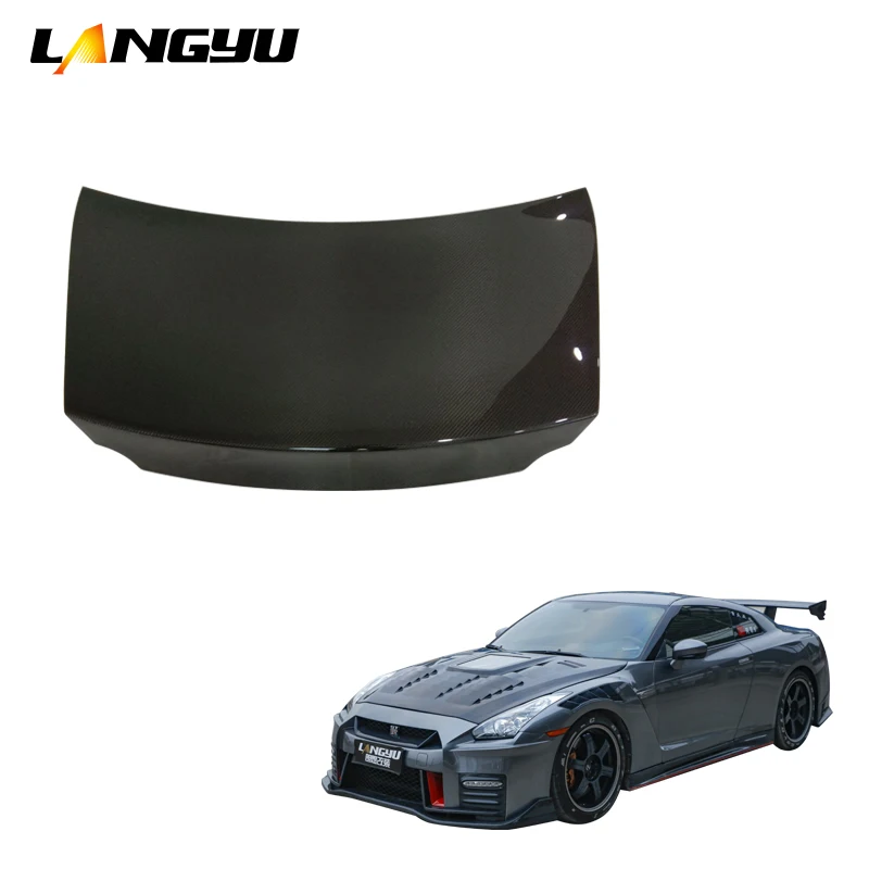 Car Exterior Body Parts GTR35 Carbon Fiber Rear Trunk Boot Lid Cover For Nissan GTR R35 Trunk Lid