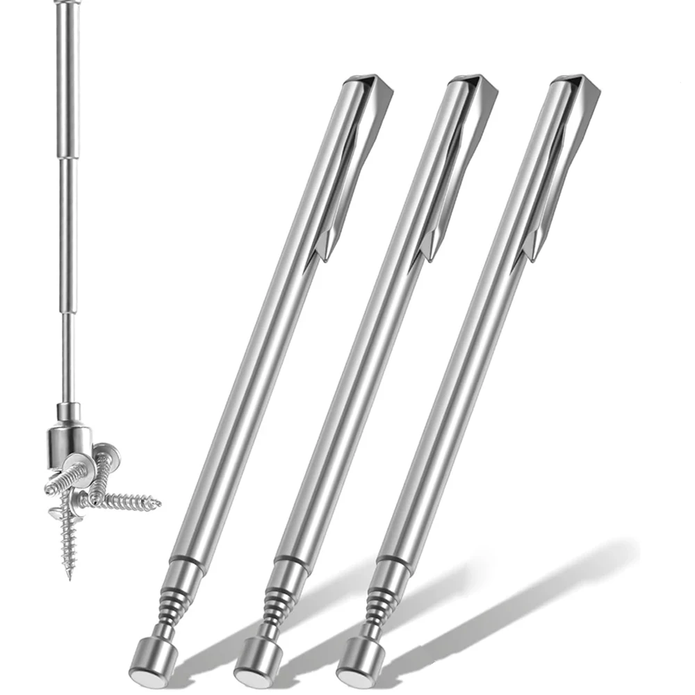 

Мини-телескопическая магнитная магнитная ручка, удобный инструмент, емкость для сбора гайки, болта, выдвижной стержень для захвата, дропшиппинг