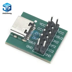 1PCS USB TYPE-C to DIP PCB Connector Pinboard Test Board Solder Female Dip Pin Header Adapter