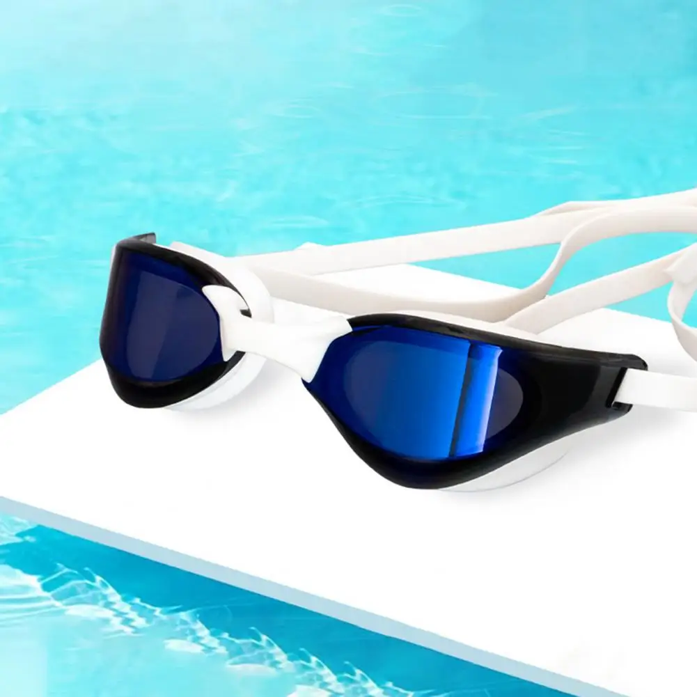 Lunettes de natation anti-buée portables, non ald, haute transmission, visuel clair pour les sports nautiques