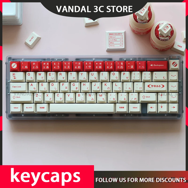 Tutkeys & Soja Keycaps Magnet achse Sublimation mechanische Tastatur Keycaps Japanisch Englisch anpassen Keycap Gamer Zubehör