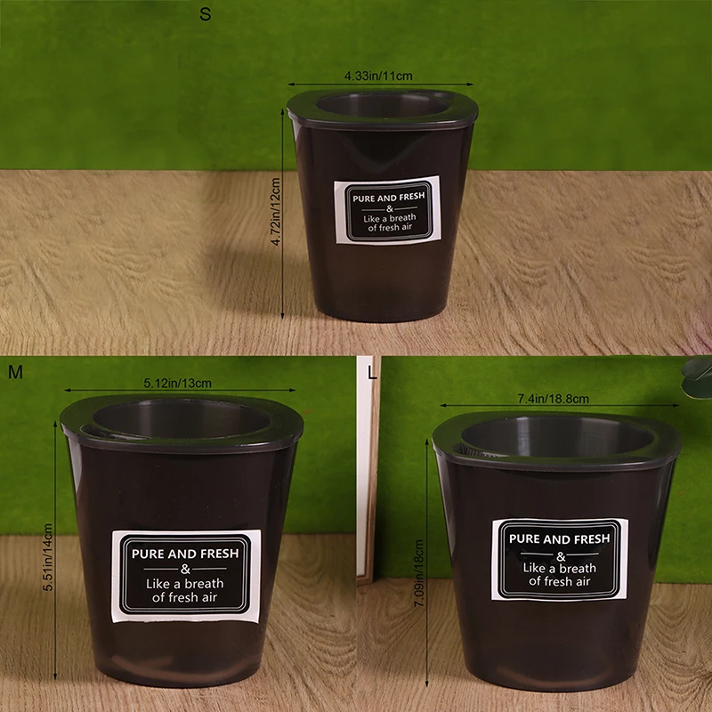 Translucent And Detachable Plastic Nursery Plant Pots Self Watering W Deep Reservior For Plant Roots Breathing Draining Better