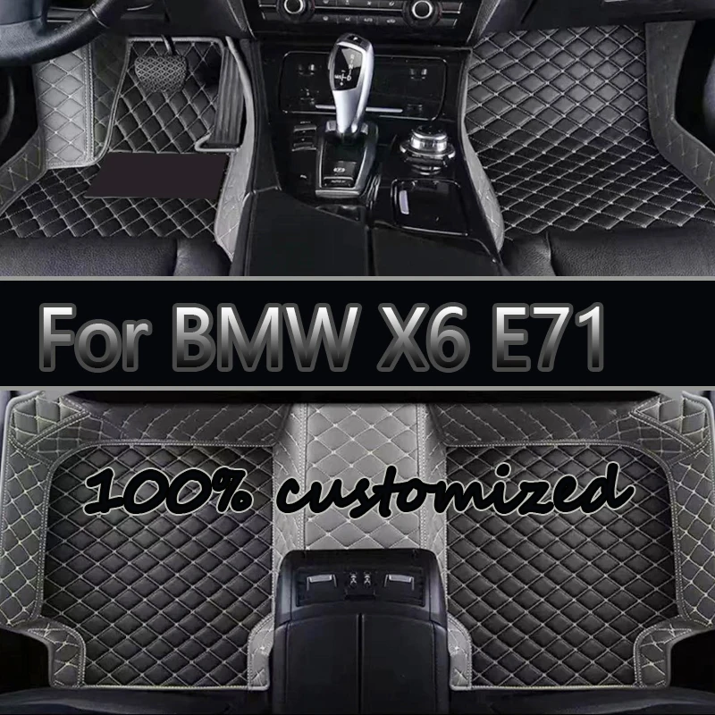 

Car floor mats for BMW X6 E71 2008 2009 2010 2011 2012 2013 2014 Custom auto foot Pads automobile carpet cover