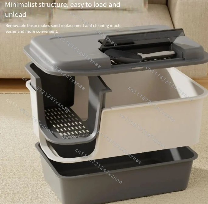 Fully Enclosed, Odor-proof and Splash-proof Huge ，TypeExtra Large Corridor Cat Litter Box