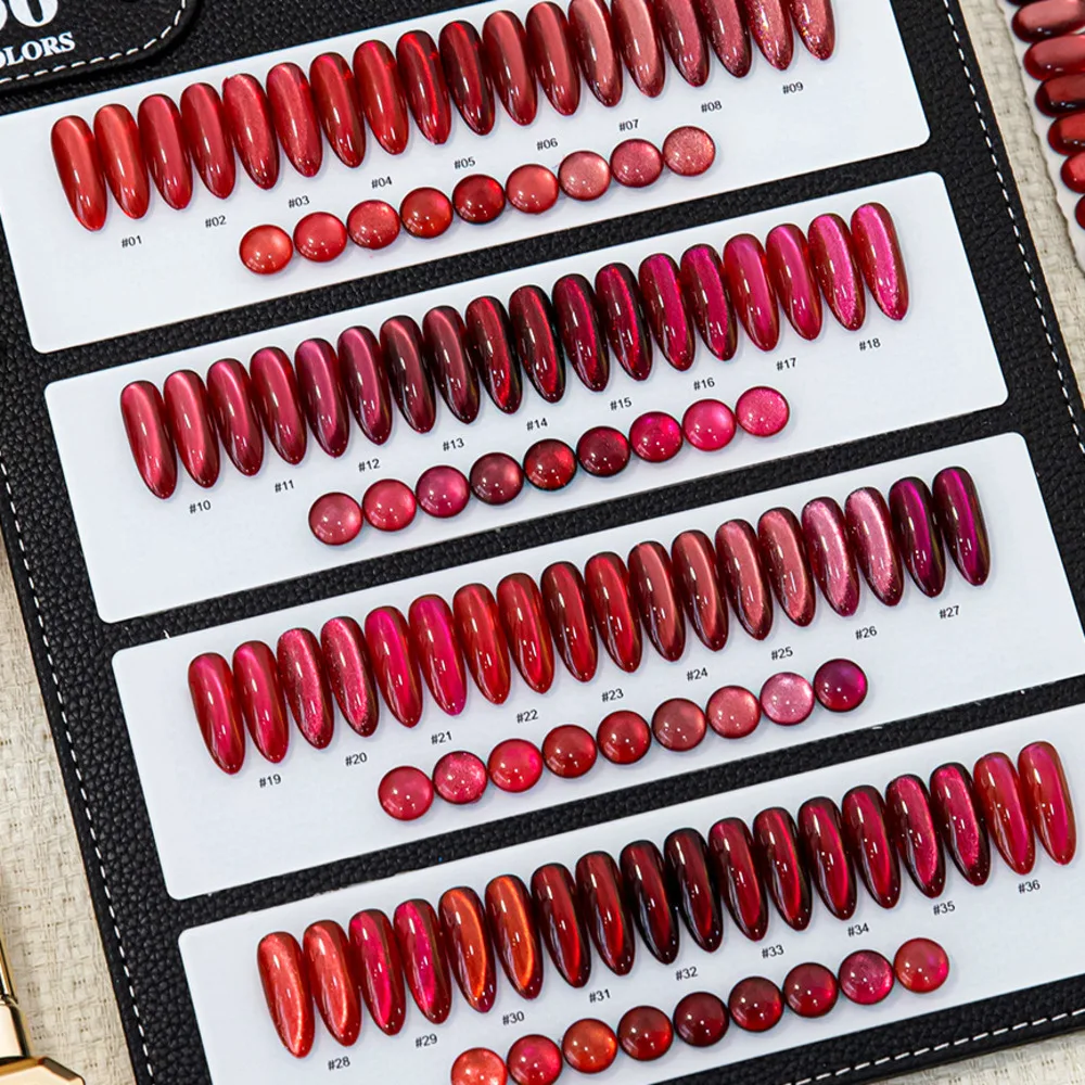 Fall Nail Art Design Manicure Venalisa Soak Off Red Cat Eye Magnetic Gel Polish UV LED Gel Nail Polish Set Lacquer Varnish