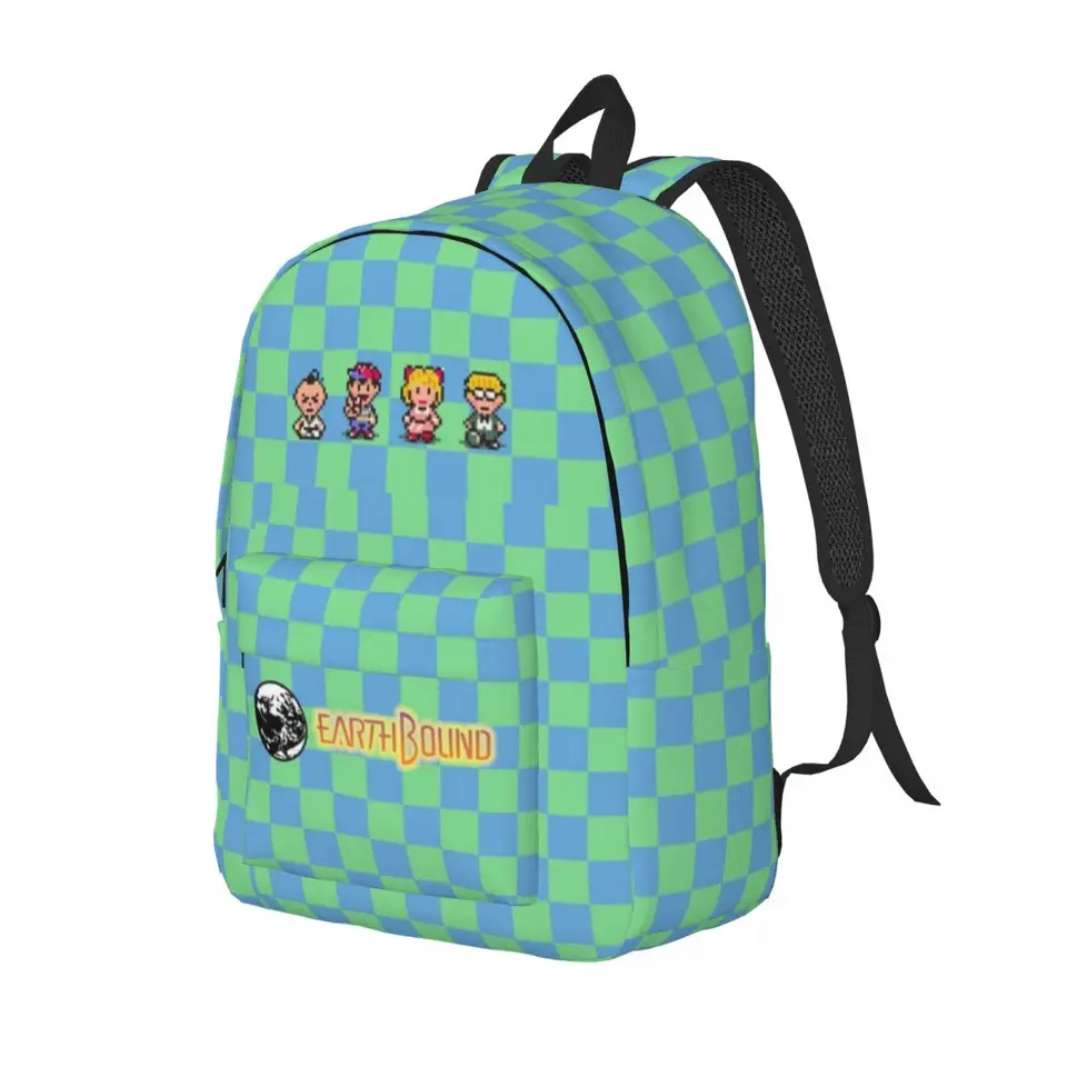 earthbound mini backpack Coco Village - Washable Nylon and perfect for keeping your things organized on the go. Buy Grey Washed Embroidered Nature