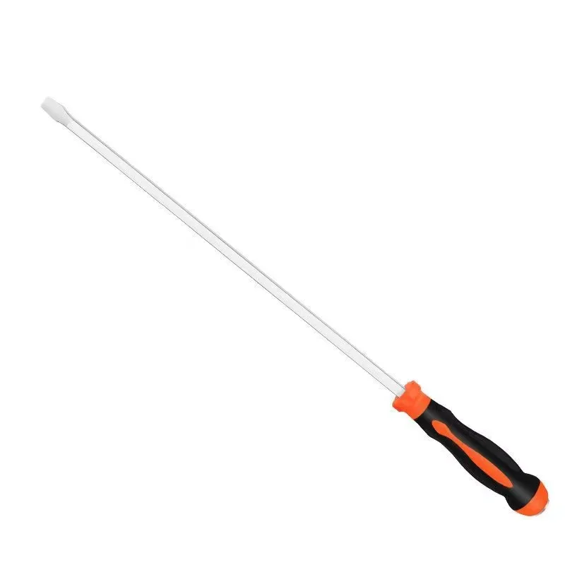 100cm Long Screwdriver, Straight Screwdriver, Rubber Handle, Magnetic Screwdriver, Hand Repair Tool