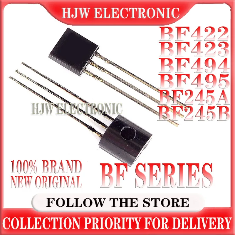 20PCS BF245A BF245 BF245B TO-92 TO92 Transistor BF422 BF423 BF494 BF495 new original