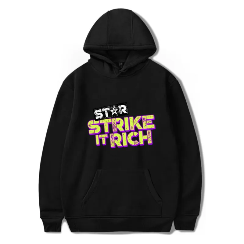 Moletom de manga comprida masculino e feminino, Star Strike It Rich, Isshou Senkin, moletom unisex de inverno, cosplay, streetwear com capuz, Merch