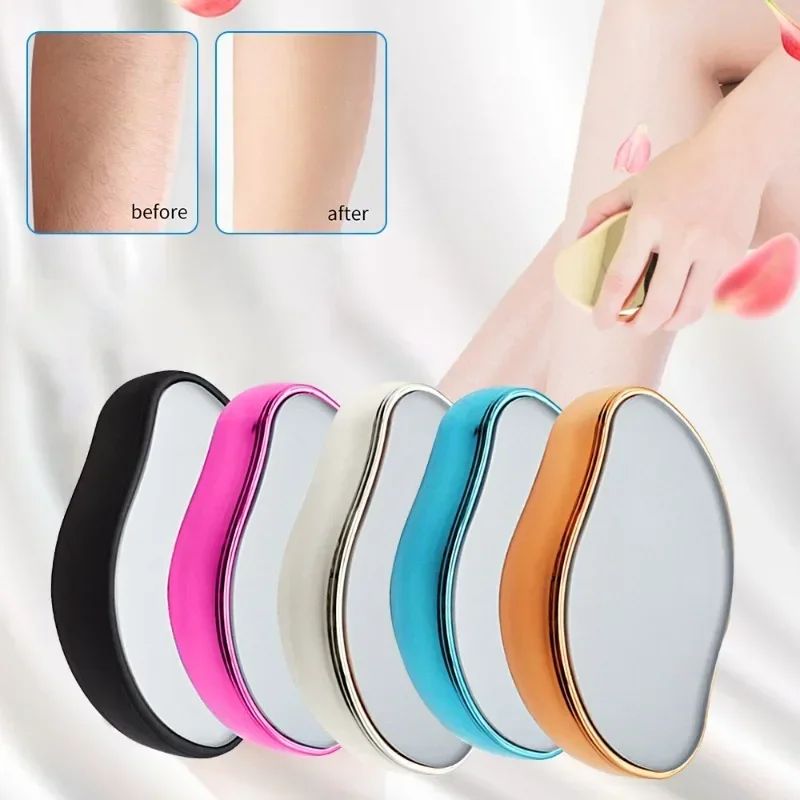 

Painless Safe Reusable Easy Clean Physical Glass Depilation Tool for Body Beauty, Nanoscale Hair Removal Eraser