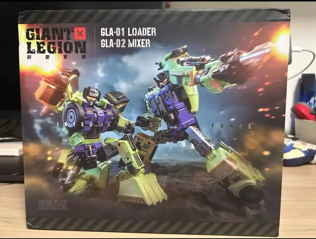 【在庫あり】変身メカ侵略ジャイアントレギオン デバステーター GLA-01 スクラッパー GLA-02 ミックスマスター フィギュア ロボット アクションフィギュア