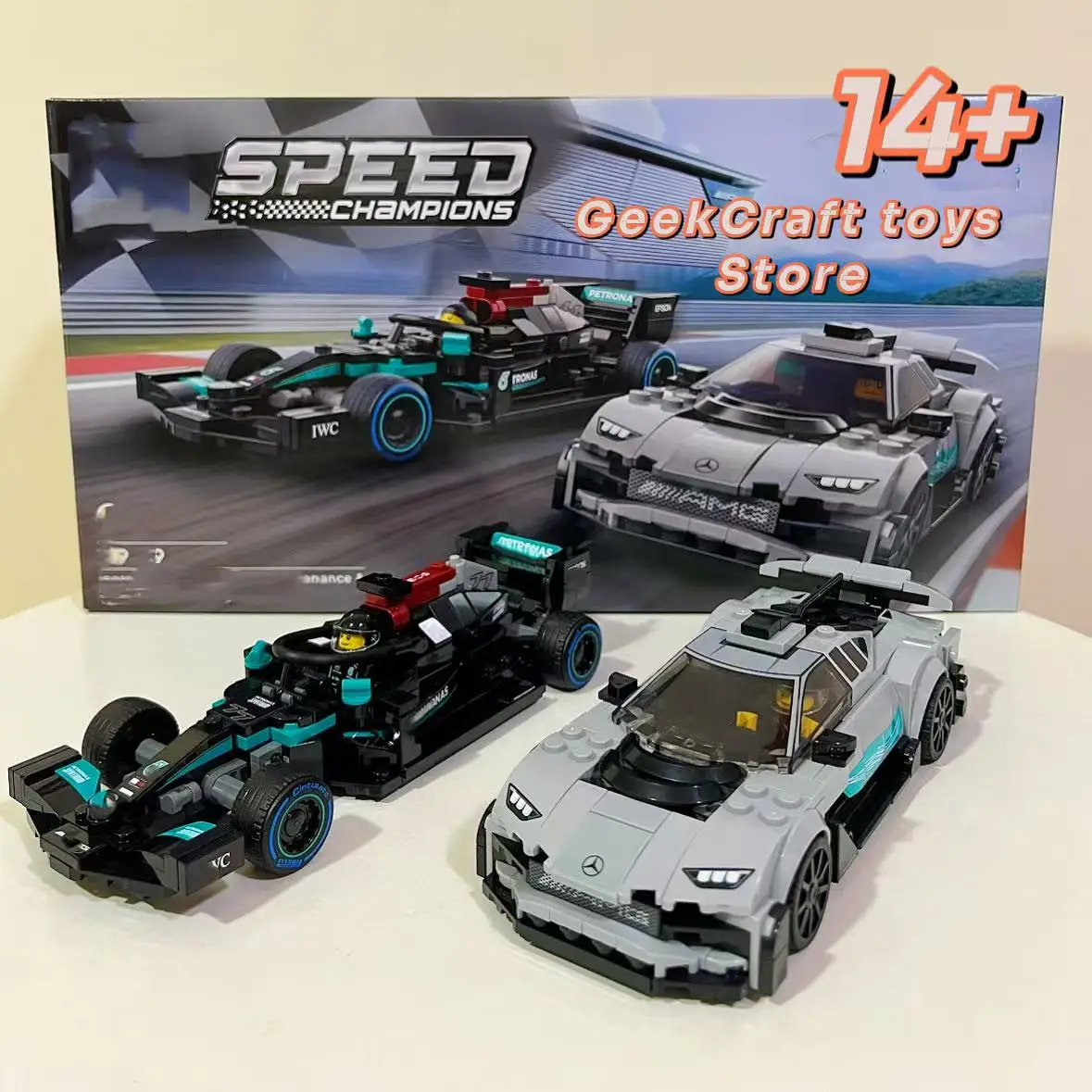 

MOC Car Series 76909, набор обучающих строительных игрушек для мальчиков и девочек, рождественский подарок, подарок на день рождения
