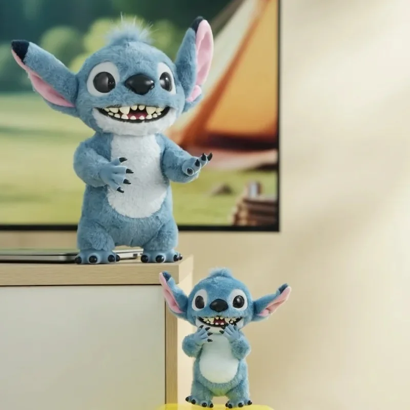 

New 16/28cm Original Stitch Plush Toy Cute Anime Stitch Backpack Pendant Doll Filled Plush Room Decoration Toy Birthday Gift