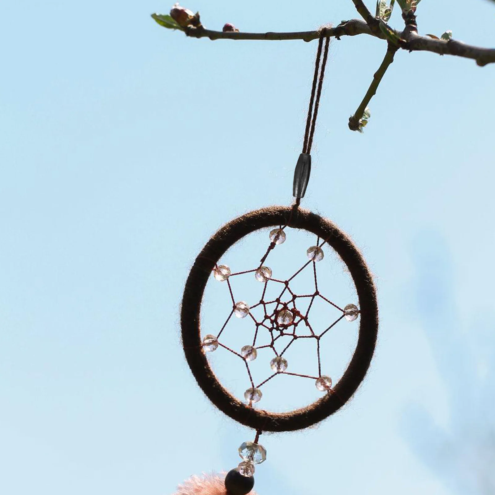 

50Pcs Oval Wooden Beads Natural Large Hole for DIY Jewelry Crafting Garland Home Decorations Earrings Bracelets