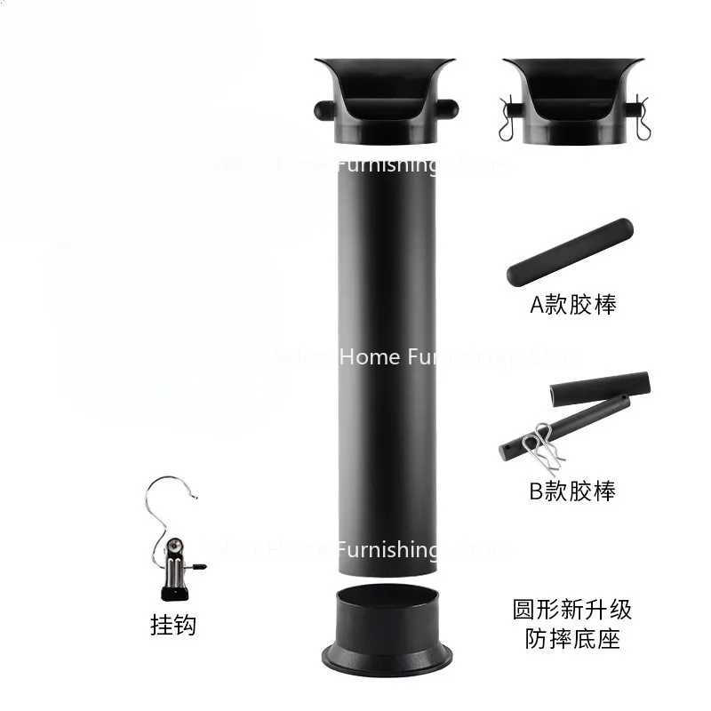 Suitable for Coffee Vertical Residue Bin, Tapping Powder Stick Top and Bottom Hook Garbage Bag Commercial Use