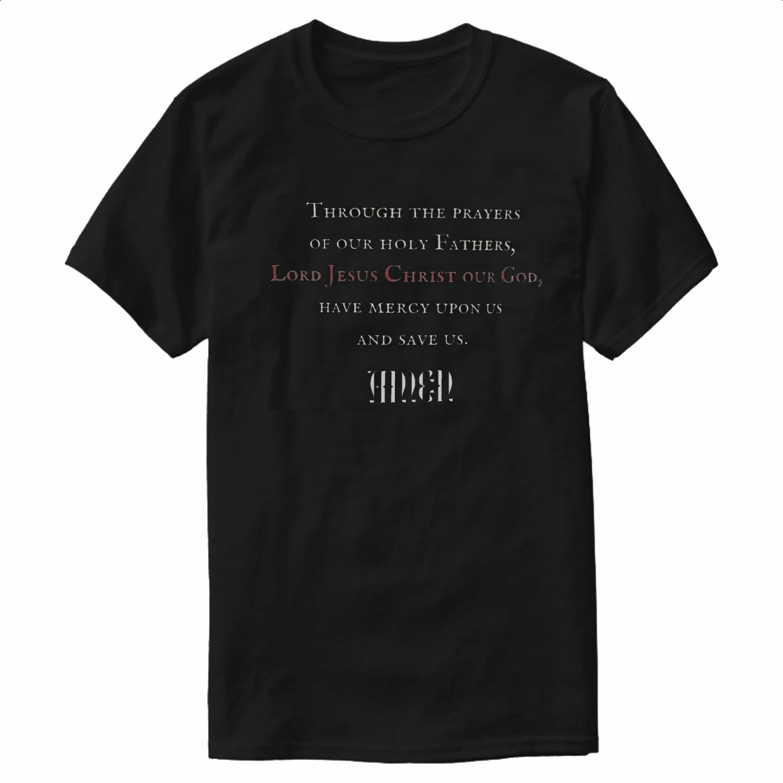 Orthodox Christian Jesus Prayer Orthodoxy T-Shirt 100% Cotton O-Neck Summer Short Sleeve Casual Mens T-shirt Size S-3XL