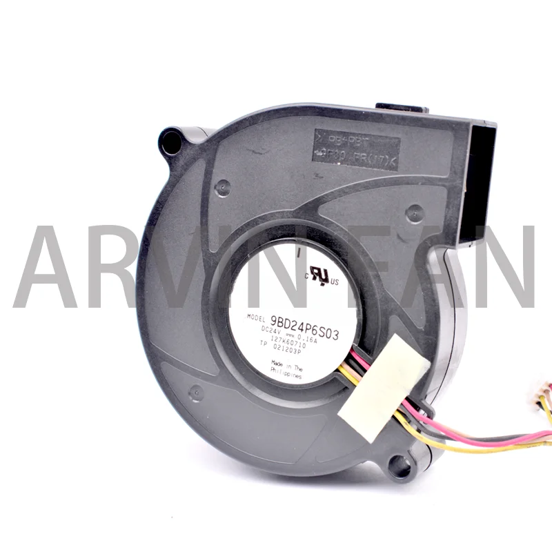 Brand New Original 9BD24P6S03 7cm 7620 70 * 76 * 20mm DC24V 0.16A 4 Wires Pwm Blower Cooling Fan For Inverter