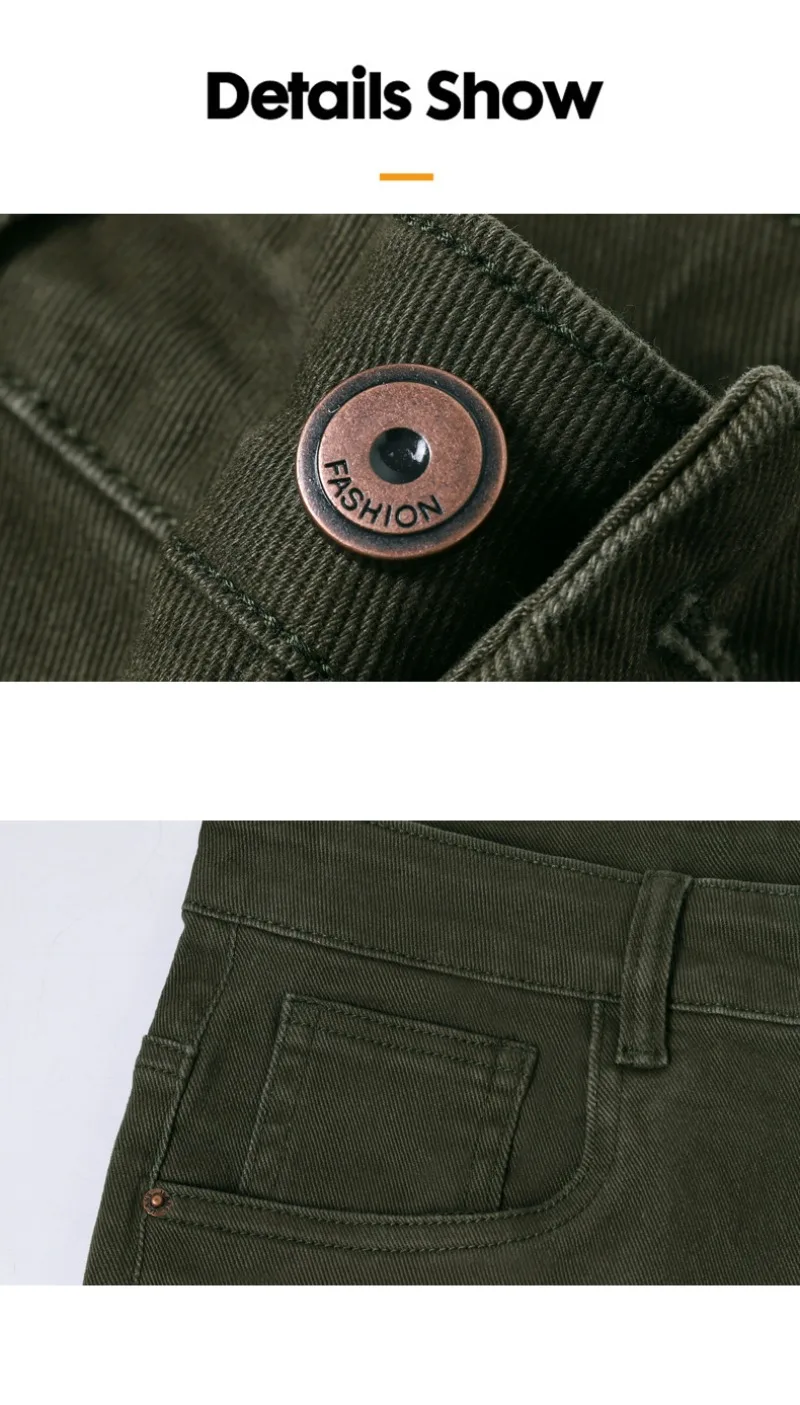 Herren Stretch-Baumwollhose mit Geradem Bein Ganzjahres-Freizeithose für Business und Alltag Modische Koreanische Stilkleidung – Detail 17