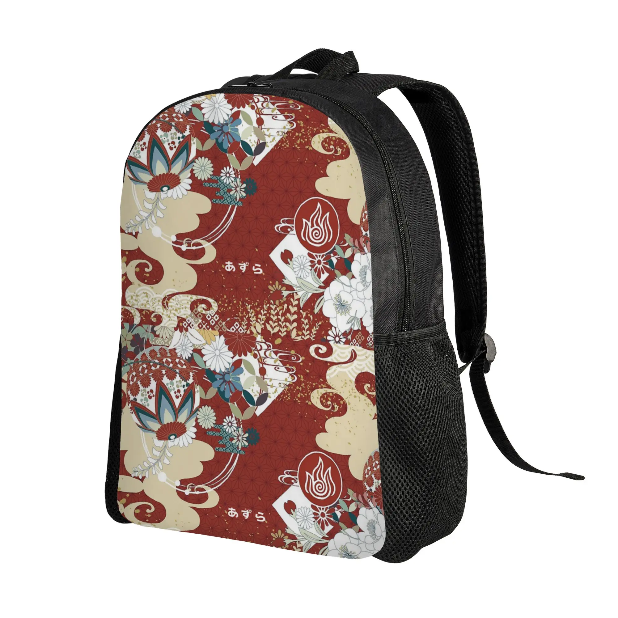 Fire Nation Azula Backpack for Men Women Cool Student Work Daypack Avatars Airbende Anime College Shoulder Bag Gift