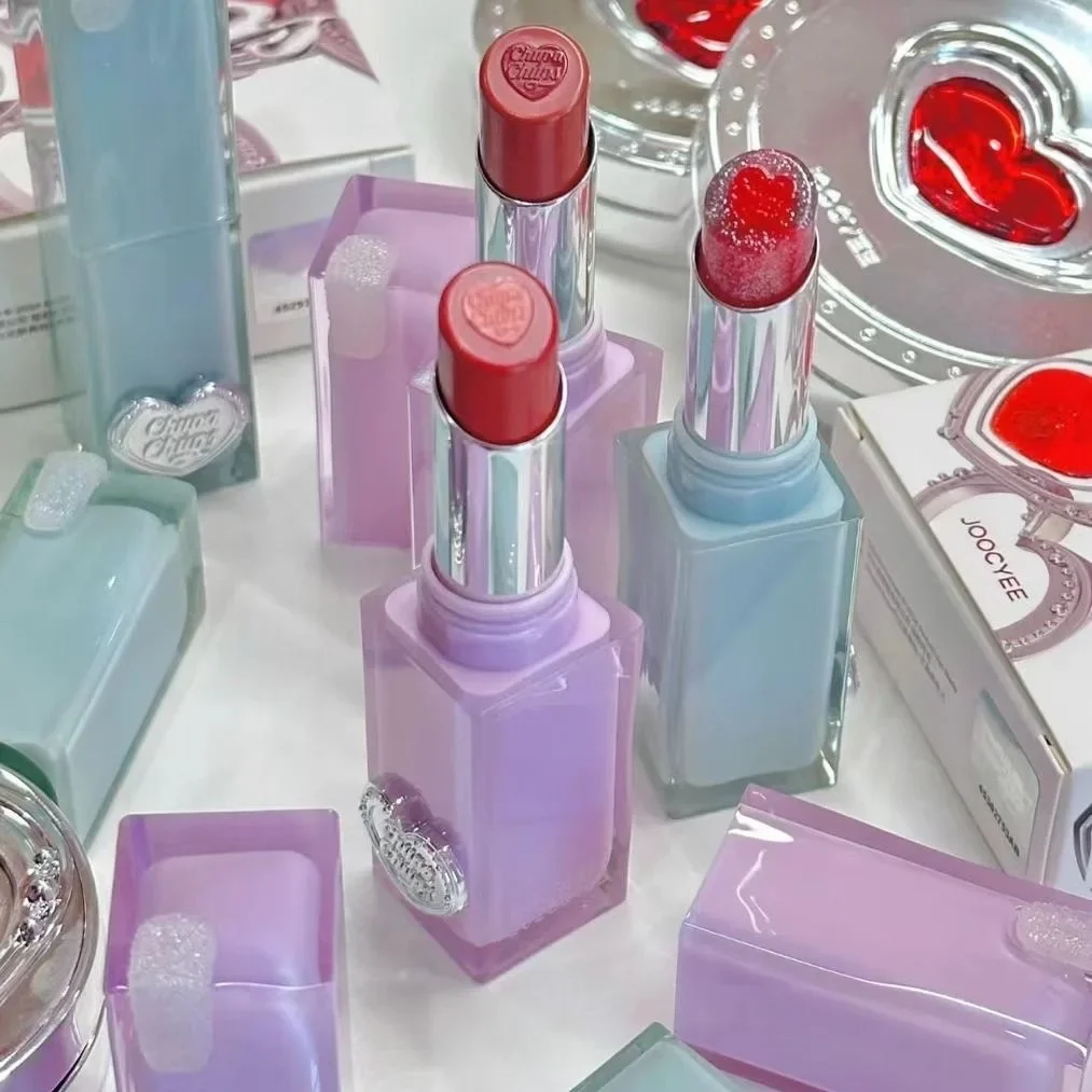 Joocyee Gem Sandwich Crystal Lipstick Make-up Koreaanse dierproefvrije vitamine getinte lippenbalsem Langdurige natuurlijke glanzende afwerking