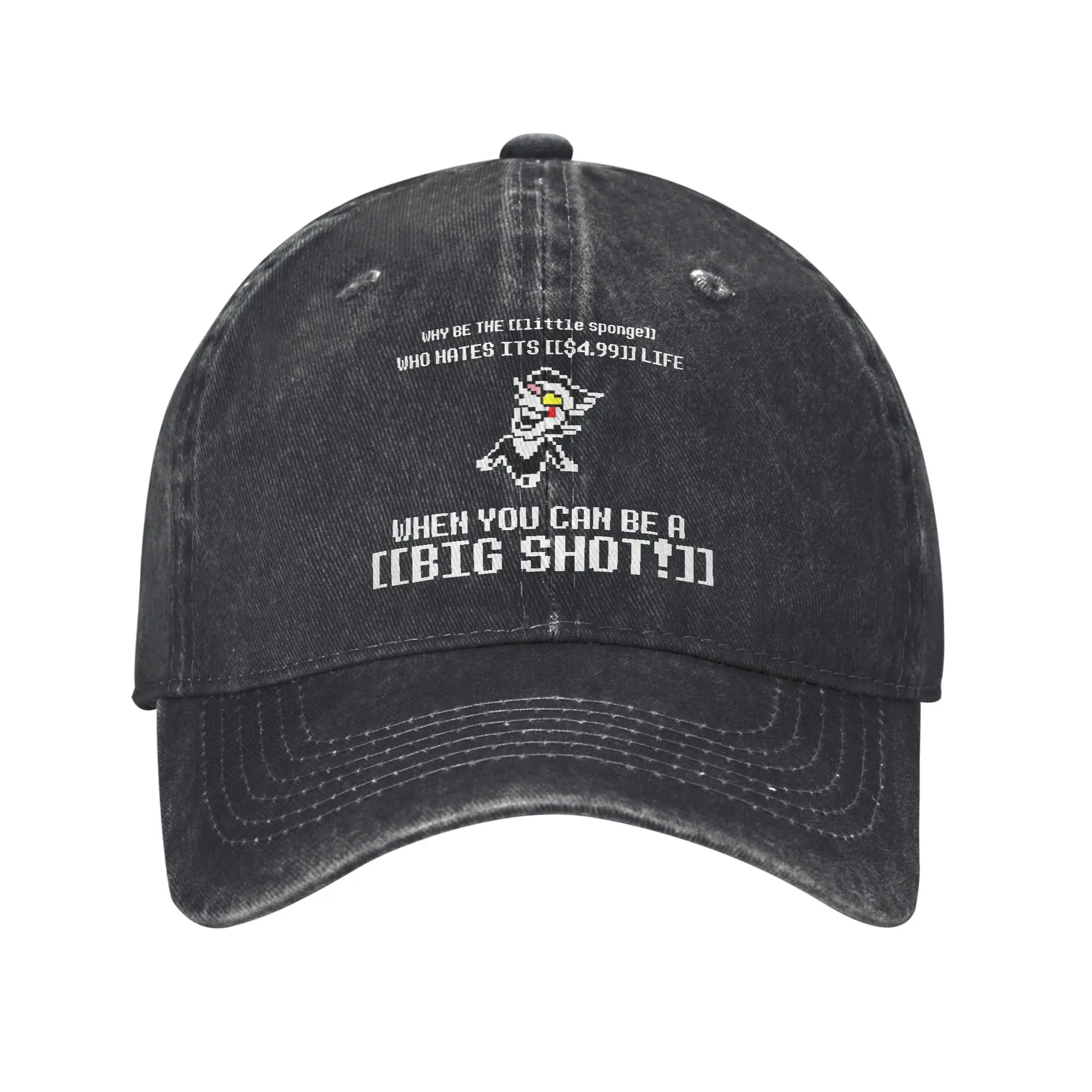 

YOUR CHANCE TO BE A BIG SHOT Deltarune Game Accessories Baseball Cap Men Women Fashion Caps Hat Adjustable Sun Cap