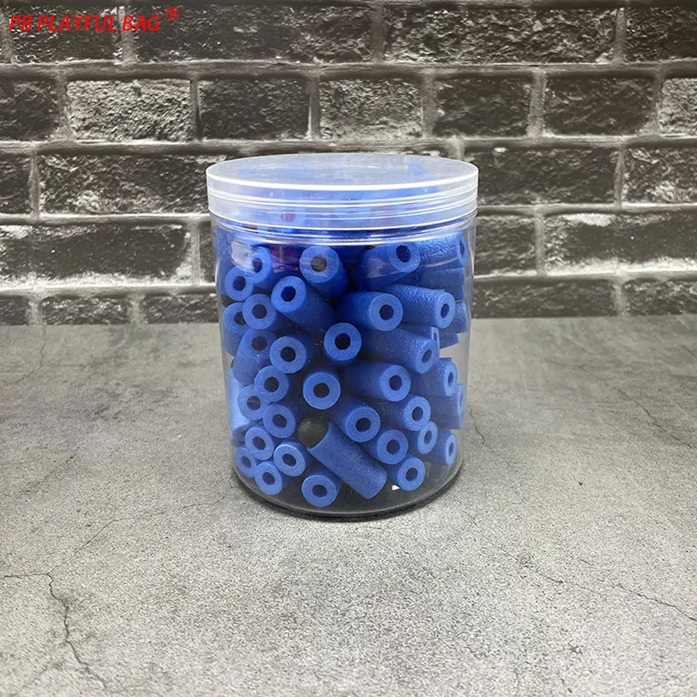 100 ピース/セットおもちゃの銃スポンジ弾丸安全泡丸頭ソフト弾丸アクセサリーおもちゃの銃の弾薬 QJ108