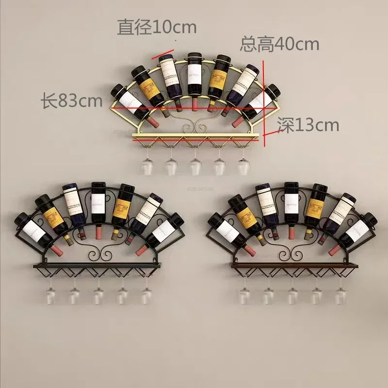 غرفة المعيشة الحديد المطاوع بار خزائن النبيذ الأوروبية الحائط عرض خزانة الأثاث