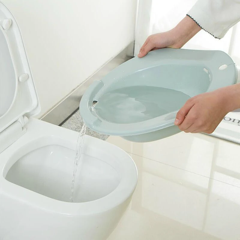 1pc Durable Over Elderly Postpartum Hemorrhoids Patient Toilet Tub Hip Basin Bidet New Vaginal Steaming Seat Bath