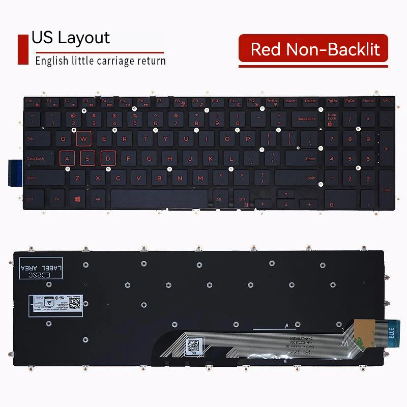 Laptop Keyboard for Dell Inspiron 15-7566 5567 7567 5665 5570 7577