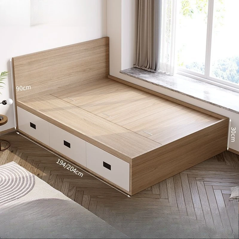 

Space saving storage drawer bed plate pedal meter