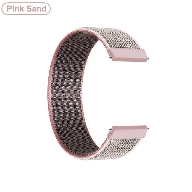 18MM Nylon Loop Band For Xiaomi Mi Smart Watch Straps Women Sports Bracelet For Garmin Vivoactive 4S/Venu 2s Correa Wristband